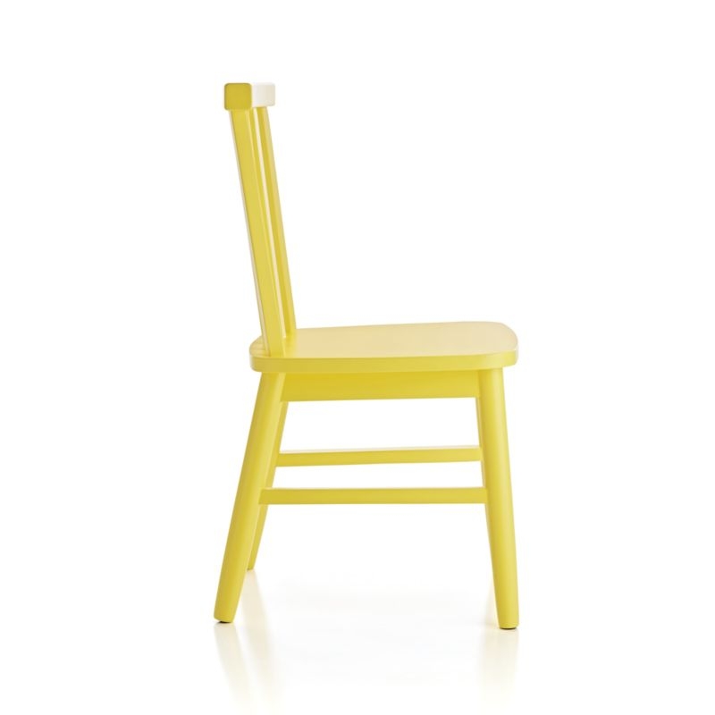 Shore Yellow Wood Kids Play Chair - Image 3