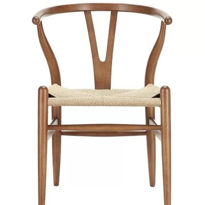 Burmeister Solid Wood Dining Chair- Walnut - Image 1