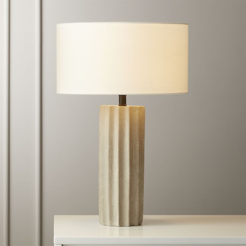 Scallop Concrete Table Lamp - Image 2