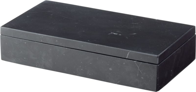 Medium Black Marble Box - Image 6