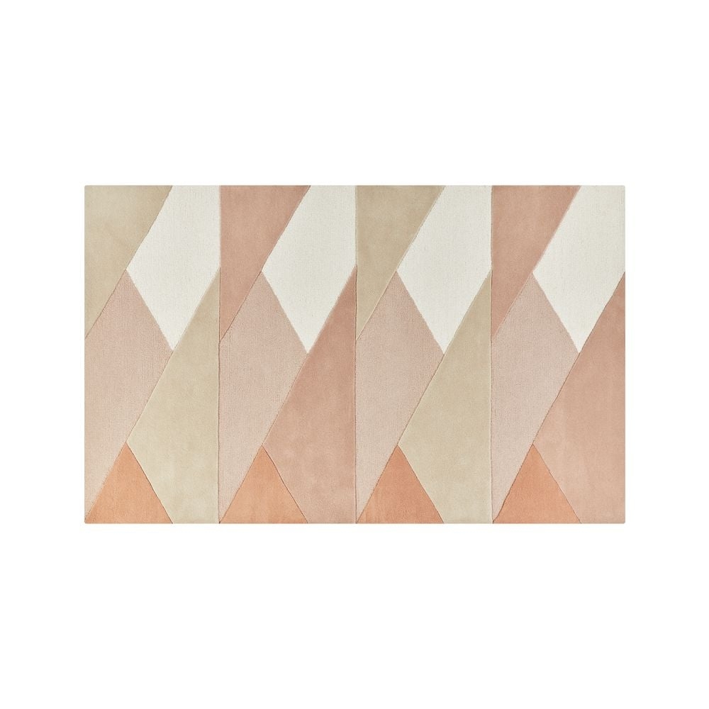 Pink Modern Geometric Rug 8'x10' - Image 0