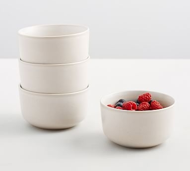 Mason Stoneware Mini Bowls, Set of 4 - Ivory - Image 2