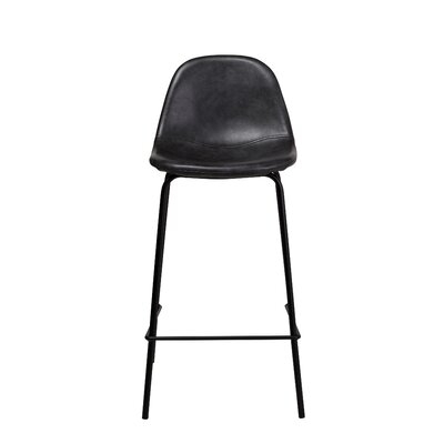 Smart Counter Stool In Distressed Color Leather - Image 0