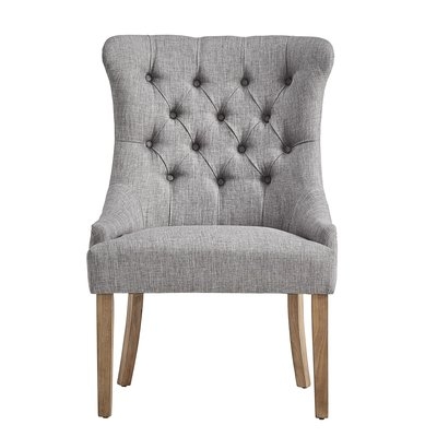 Kyzer Distressed Tufted Side Chair - Image 0
