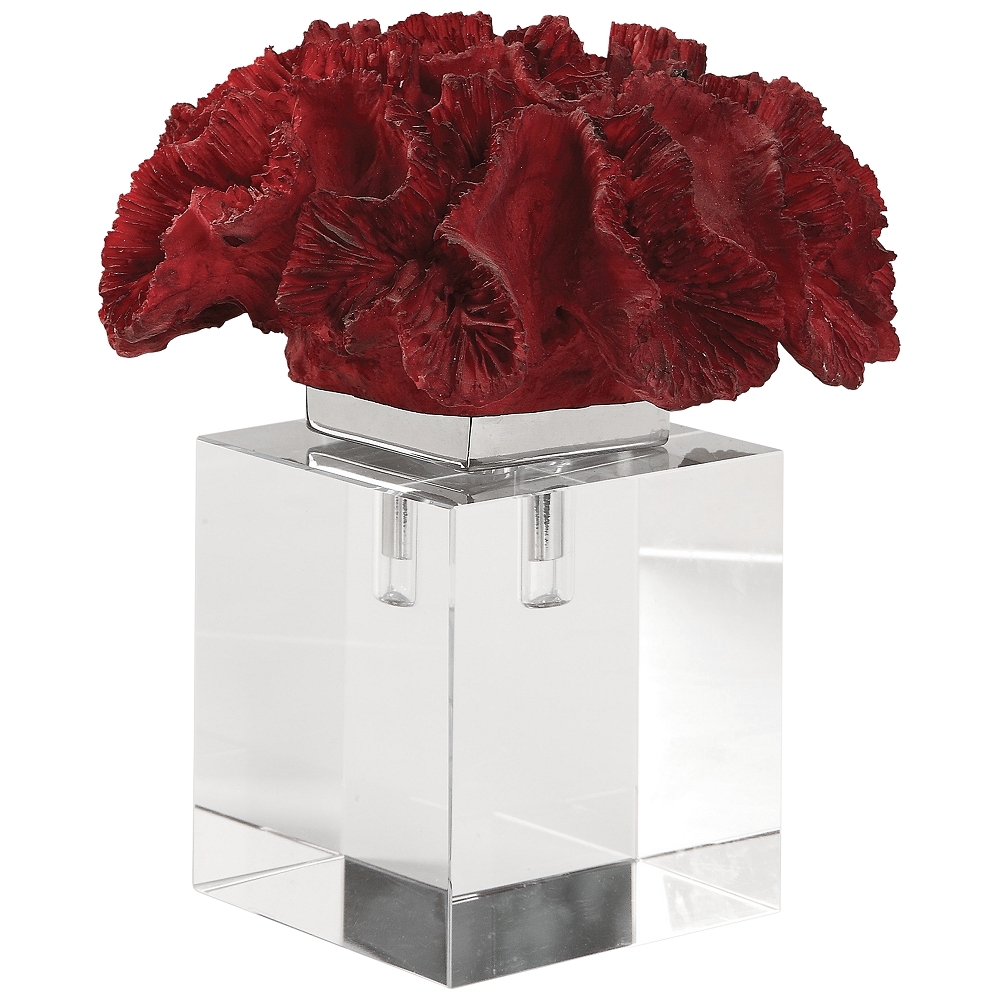 Red Coral Cluster Figurine - Image 0