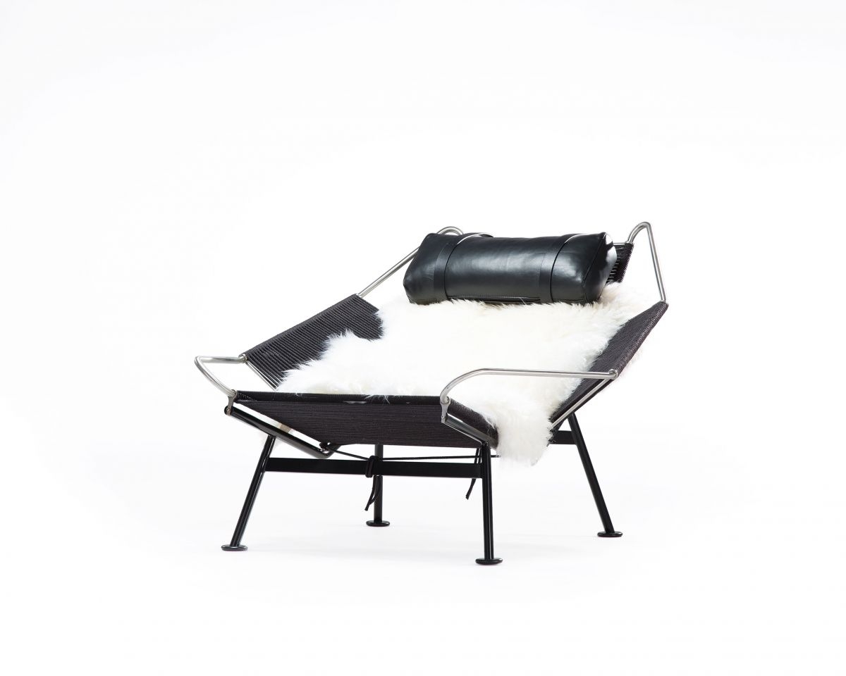 Flag Halyard Chair - Black Edition - Milano Smoke Black - Image 1