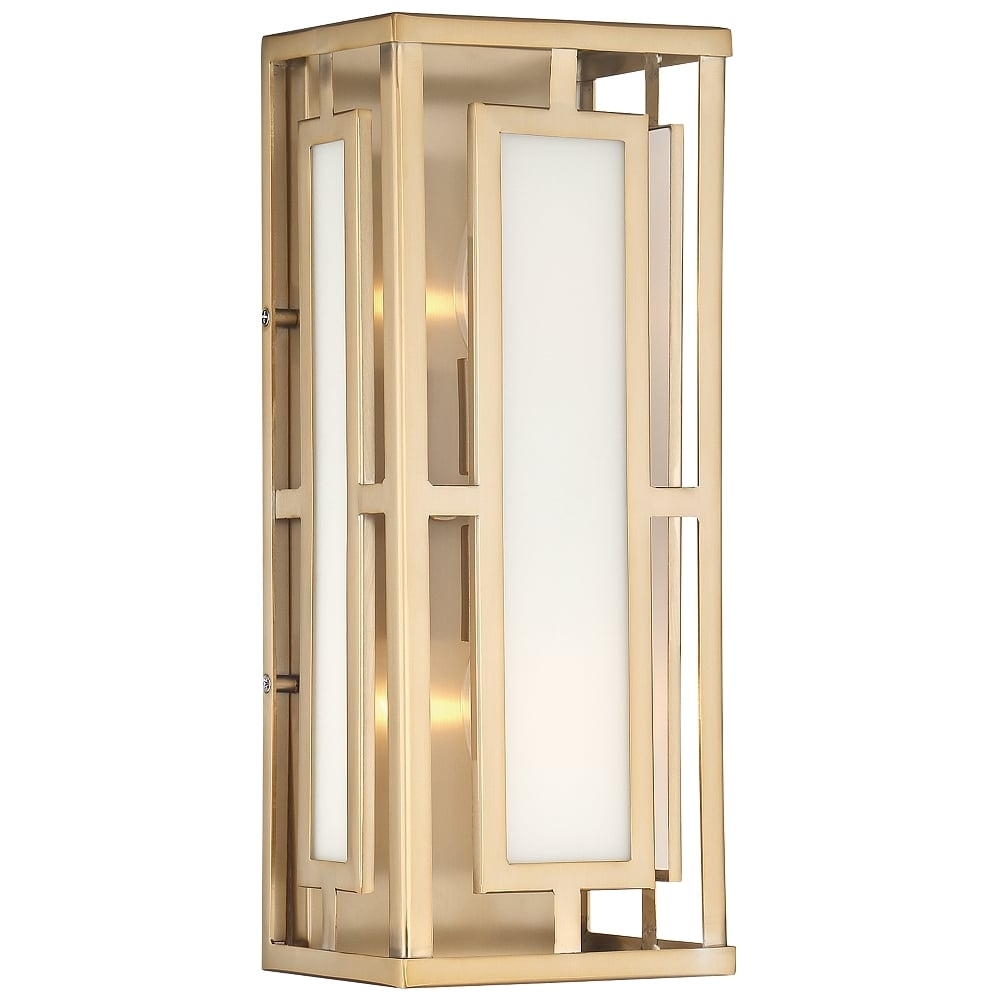 Crystorama Hillcrest 15" High Vibrant Gold Wall Sconce - Style # 62W57 - Image 0