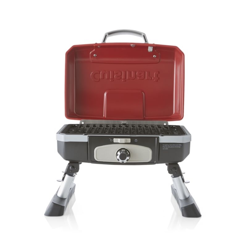 Cuisinart ® Petite Red Portable Outdoor Propane Gas Grill - Image 3