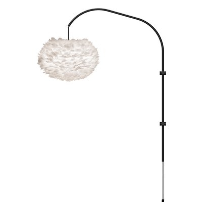 Eos 1-Light Modern Feather Globe Swing Arm - Image 0