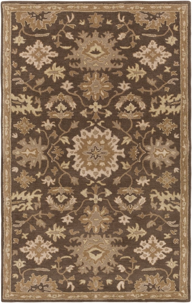 Caesar Brown Indoor 4' x 4' Handmade Rug - Image 1