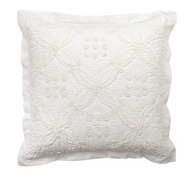 Candlewick Chenille Quilted Sham, Euro - Image 2