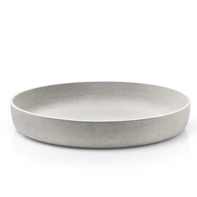 Moon Stoneware Modern & Contemporary Decorative Plate in Concrete - Image 0