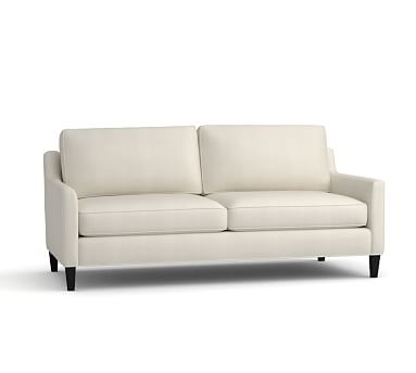 Beverly Upholstered Loveseat 56", Polyester Wrapped Cushions, Performance Everydaysuede(TM) Stone - Image 0