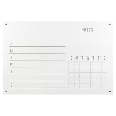Acrylic Wall Planner, Clear - Image 0