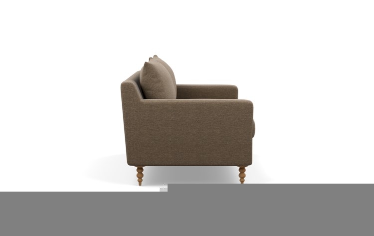 Sloan Sofa with Grey Tent Fabric and Painted Black legs - Image 4