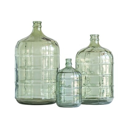 Kelling Large Transparent Reproduction Glass Decorative Bottle - Image 0