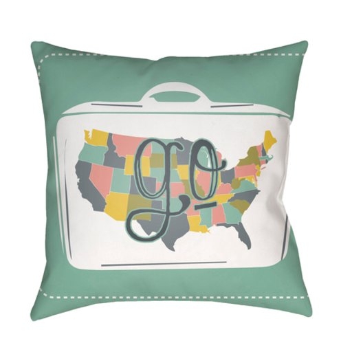 Jetset JT-015 18"L x 18"W Pillow Cover - Image 1
