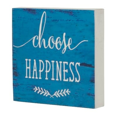 Bartol Decorative "Choose Happiness" Table Top Art - Image 0