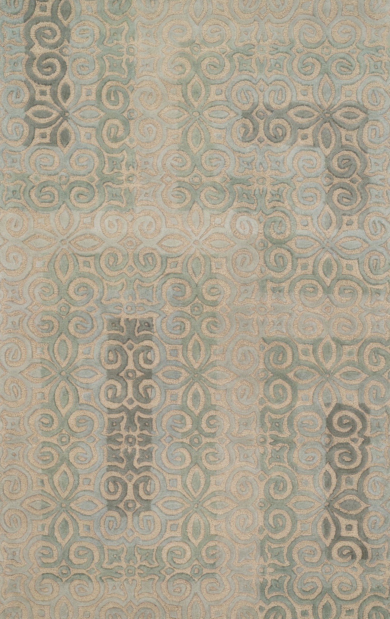 ALEXI - BEIGE / MIST - 1'-6" X 1'-6" Sample Swatch - Image 0