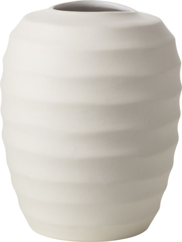 Camden Ivory Ceramic Vase - Image 2
