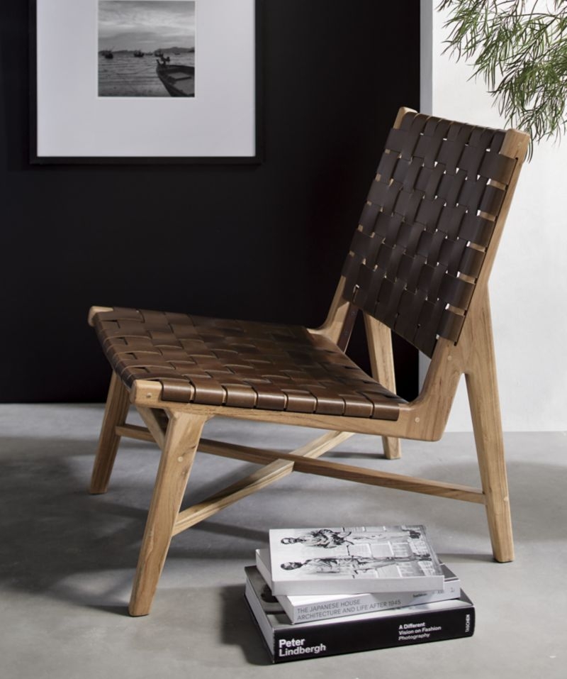 Taj Leather Strap Chair - Image 4