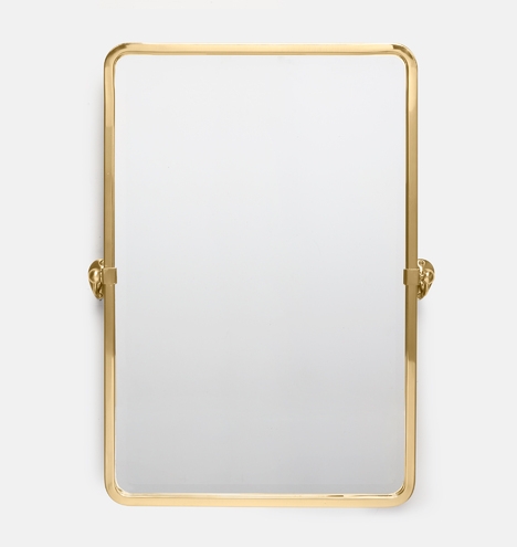 Linfield Rounded Rectangle Pivot Mirror - Image 0