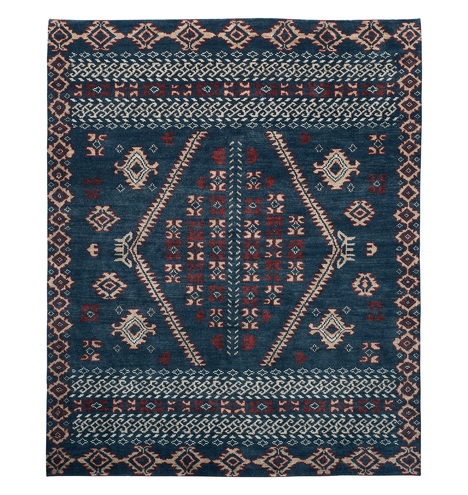 Adair Hand-Knotted Rug - Blue - Image 4