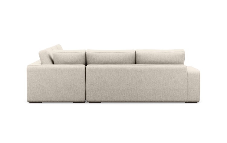 Ainsley Corner Sectional with Wheat Fabric and Oiled Walnut legs - Image 3