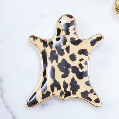 Ikat Leopard Skin Trinket Coffee Table Tray - Image 0