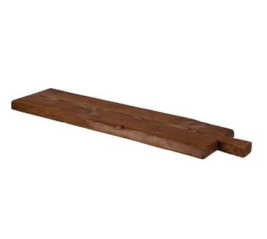 Reclaimed Wood Long Cheese Board, Black - Image 5