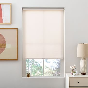 Bali Roller Shade, Small, Pearl, 23"x48", Light Filtering - Image 2