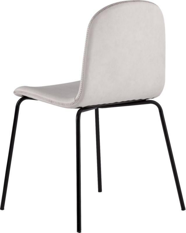 Primitivo White Faux Leather Chair - Image 6