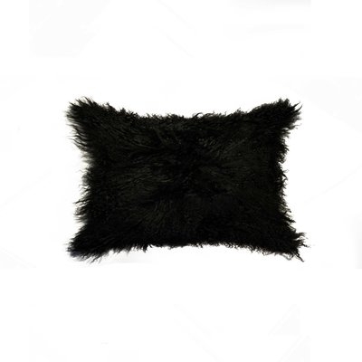 Floyd Mongolian Faux Fur Lumbar Pillow - Image 0