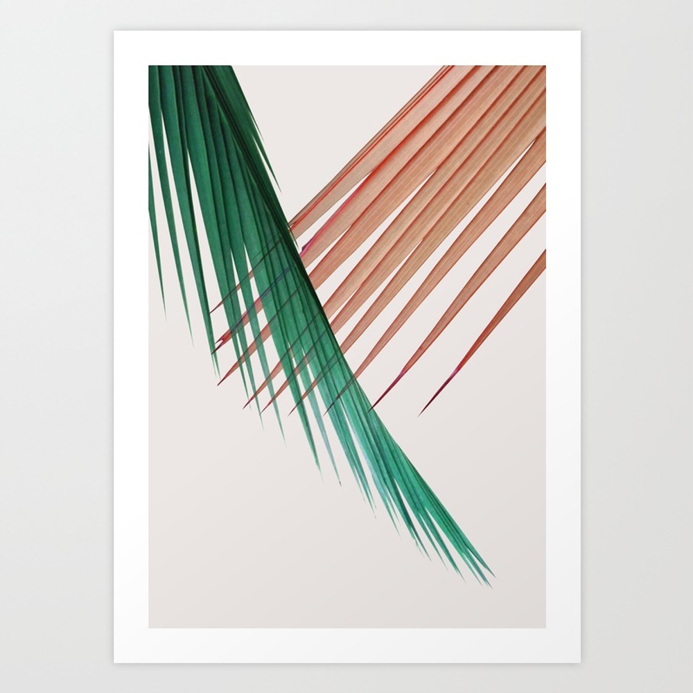 Palm Leaves, Tropical Plant Art Print by Printsproject - Large - Image 0