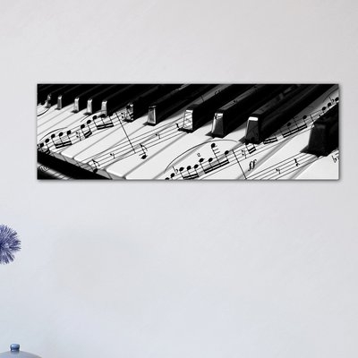 'Piano' Photographic Print on Canvas - Image 0