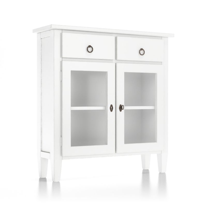 Stretto White Entryway Cabinet - Image 1