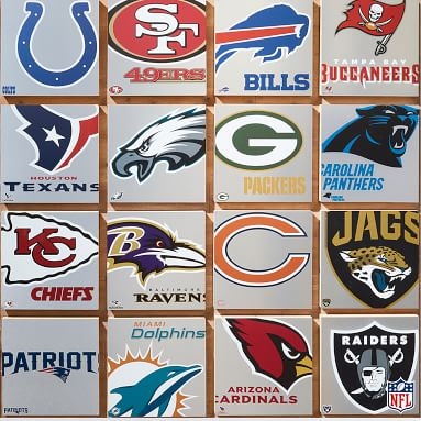 NFL Metal Wall Art, Bills - Image 1