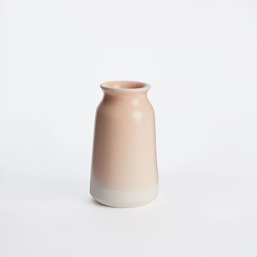 Paper & Clay, Vase, Peach/Cream - Image 0