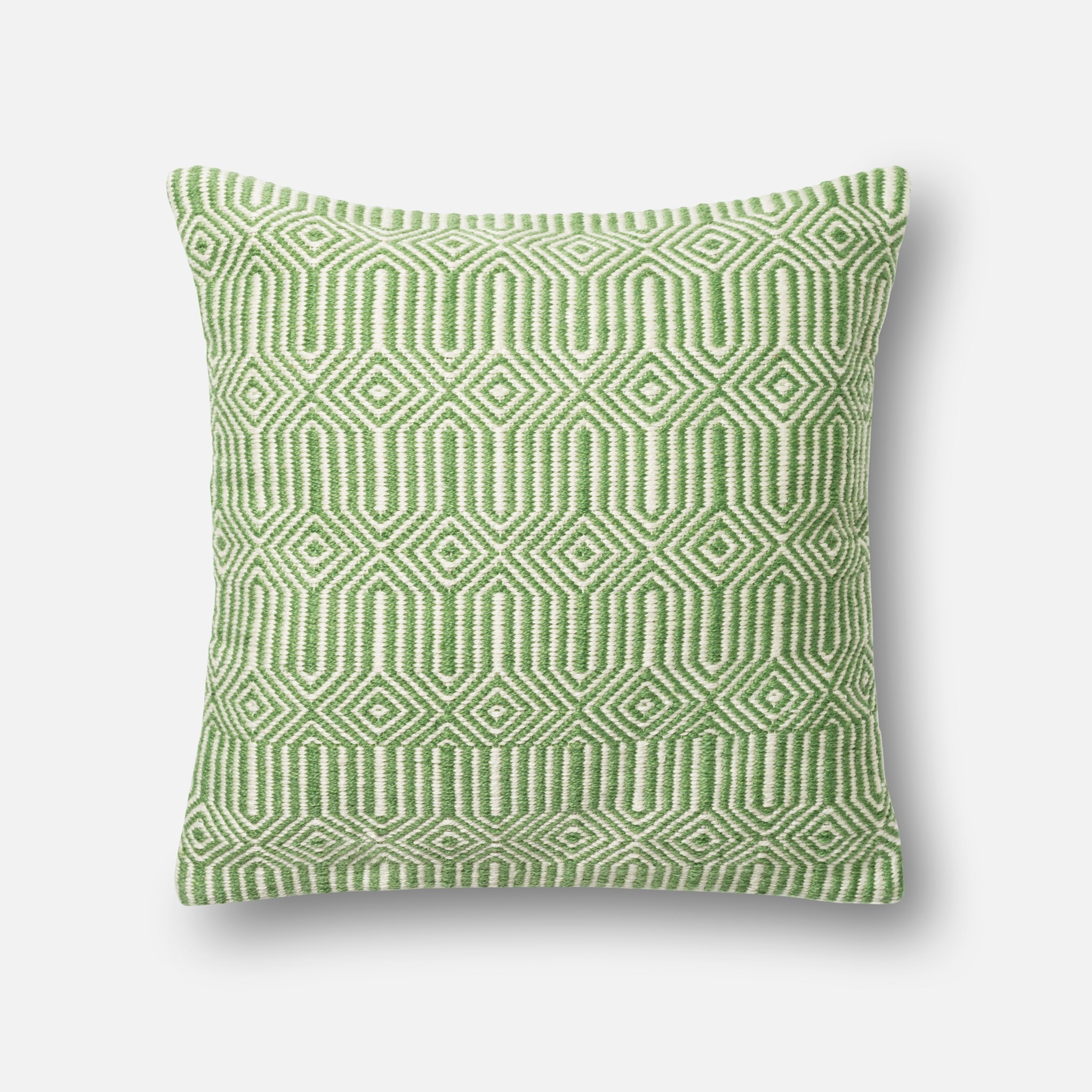 PILLOWS - GREEN / IVORY - 22" X 22" Cover Only - Image 0