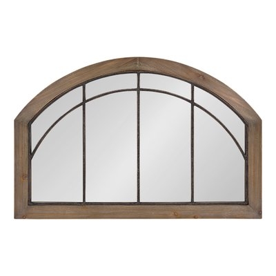 Treadwell Traditional Wood Arch Accent Mirror - Image 0