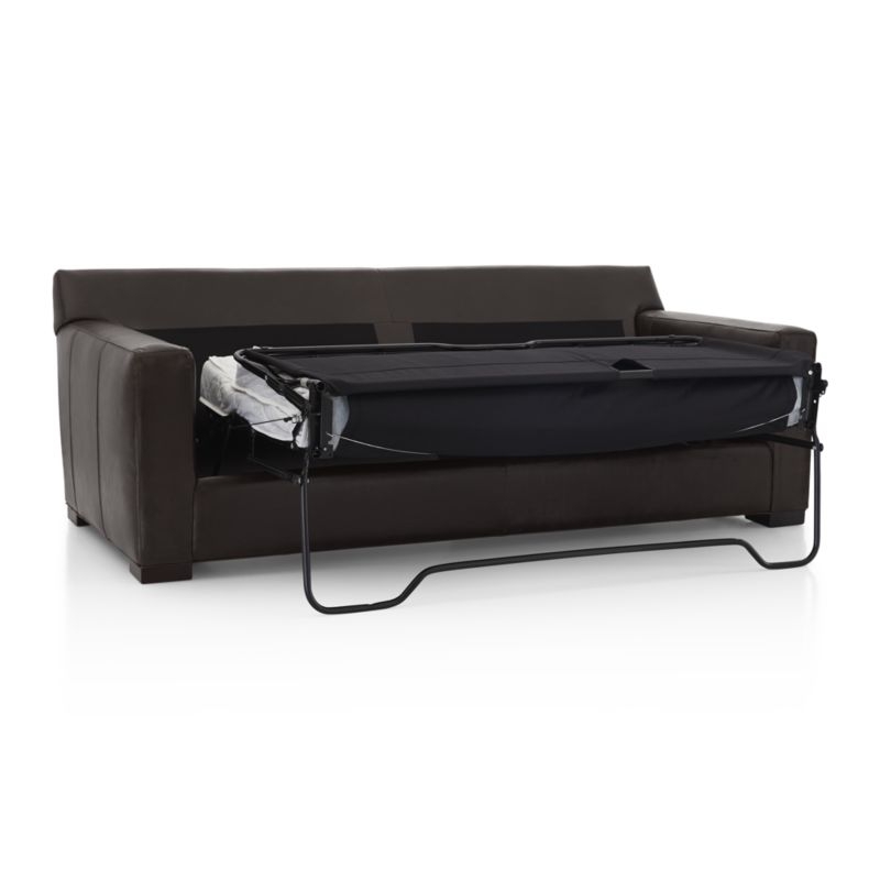 Axis Leather 2-Seat Queen Sleeper Sofa with Air Mattress - Image 5