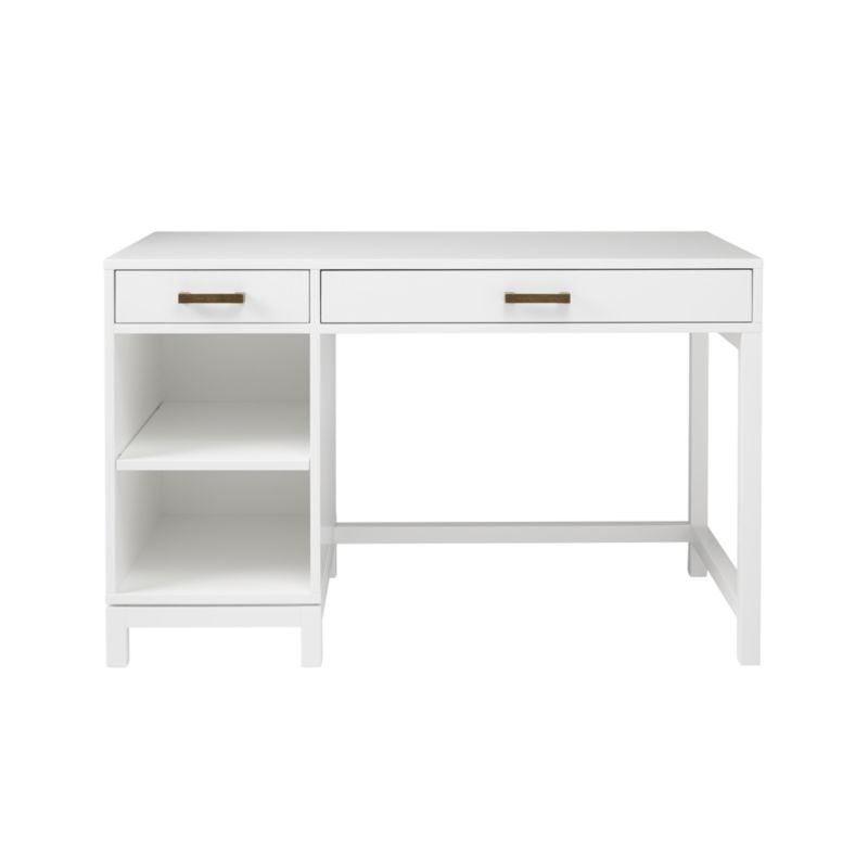 Kids Parke White Desk Hutch - Image 3