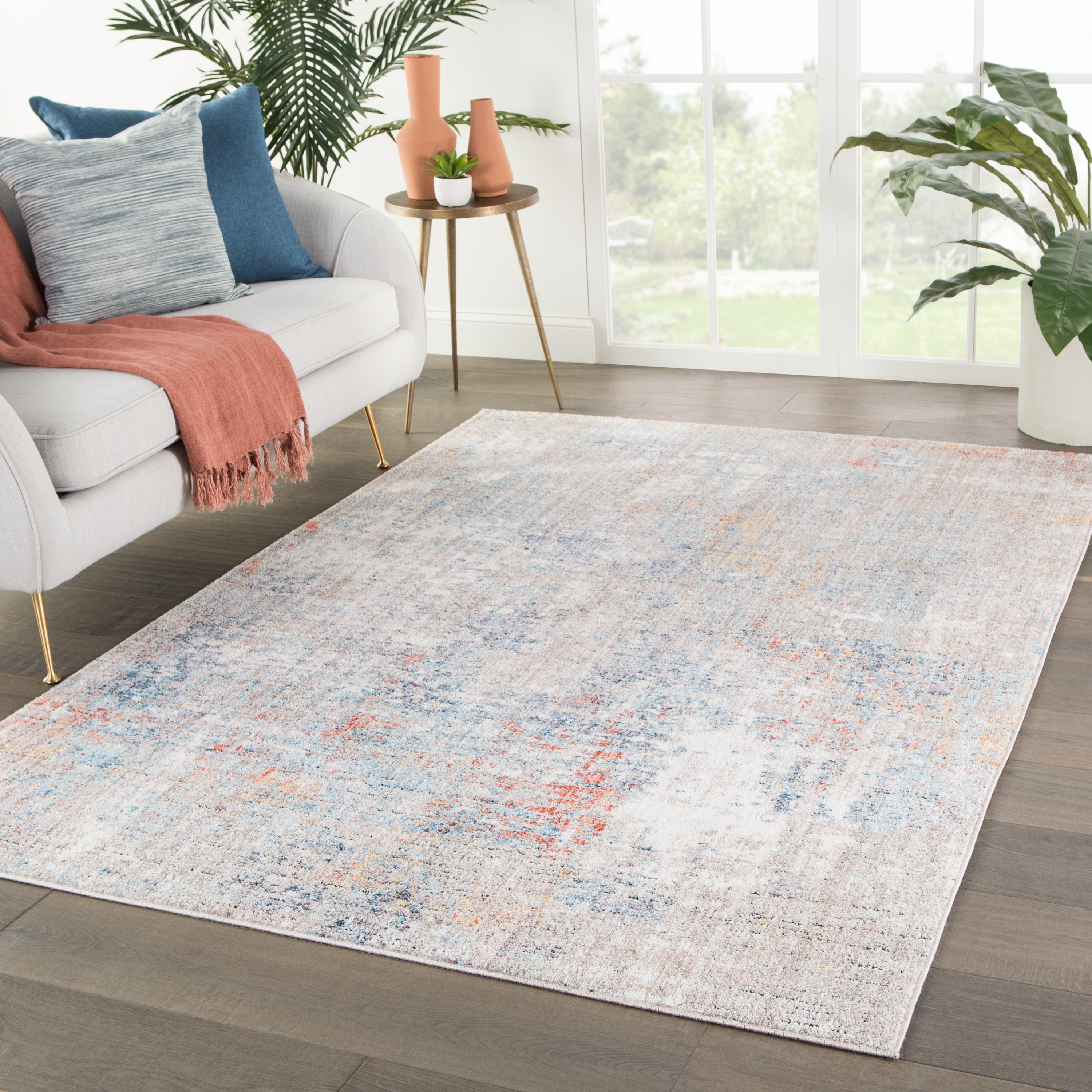 Edgewood Abstract Multicolor Area Rug (8'10"X12') - Image 4