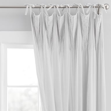 Shimmer Velvet Blackout Curtain, 108", Ivory - Image 3