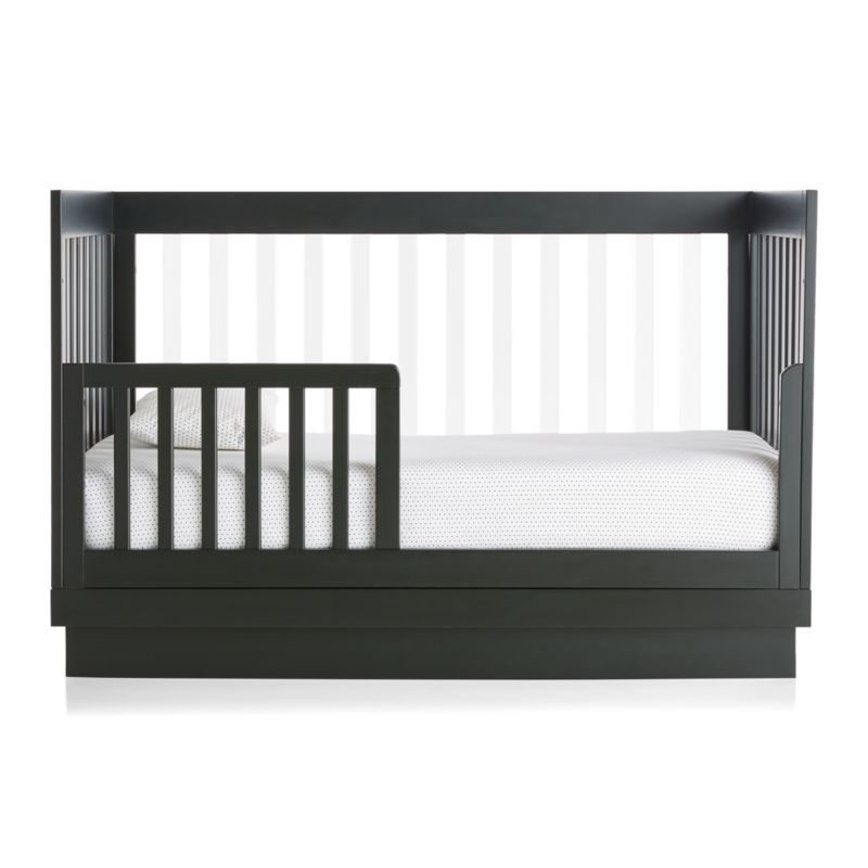 Babyletto Harlow Acrylic and Black 3-in-1 Convertible Crib - Image 5