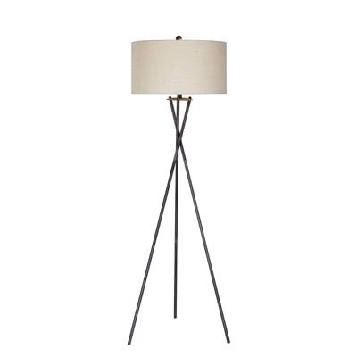Meagan Rust Metal 63.5" Tripod Floor Lamp - Image 0