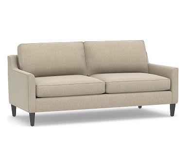 Beverly Upholstered Sofa 80", Polyester Wrapped Cushions, Sunbrella(R) Performance Chenille Cloud - Image 0