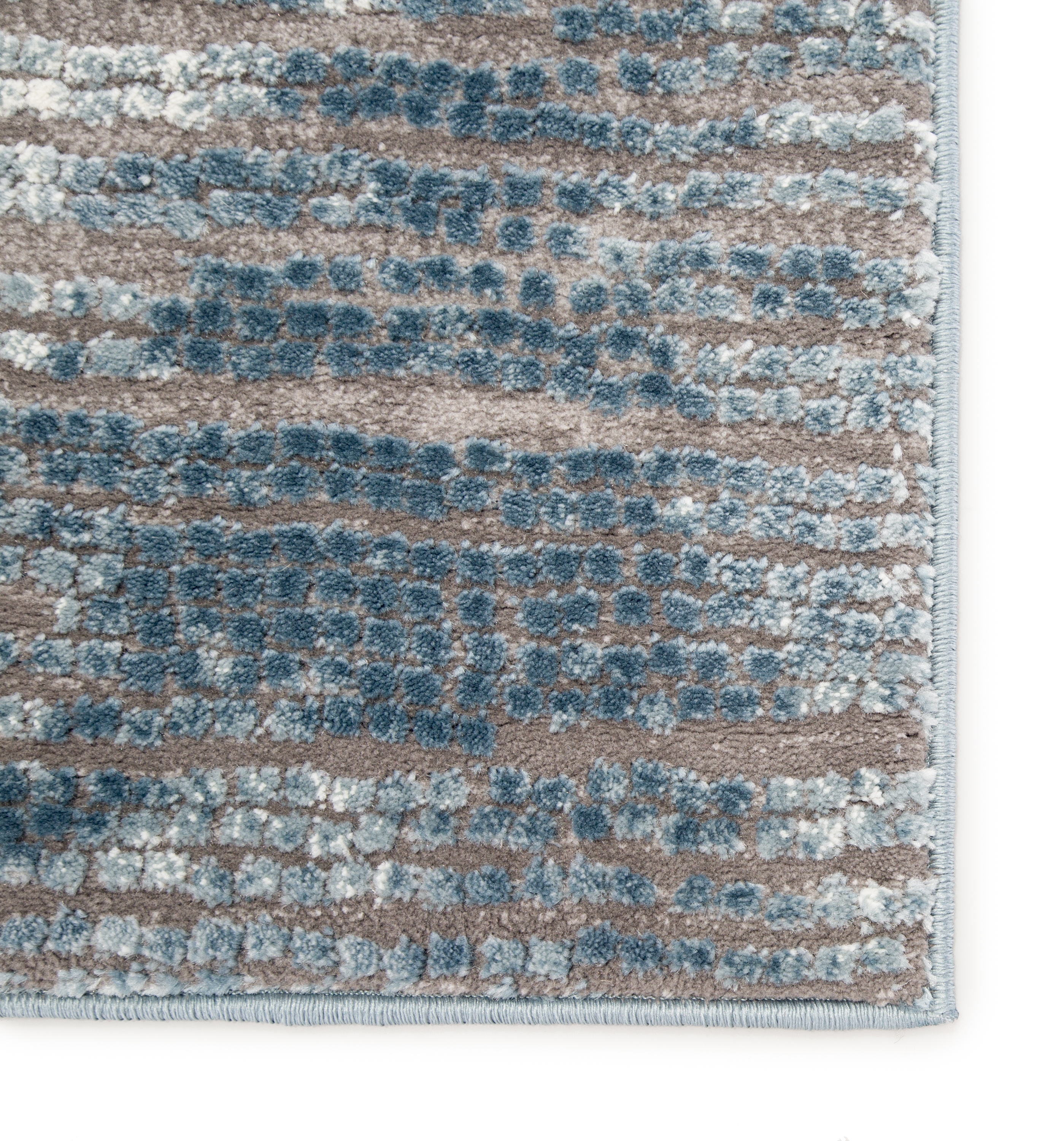 Violen Abstract Blue/ Gray Area Rug (5'3"X7'6") - Image 3