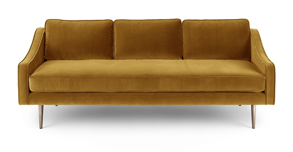 Mirage Yarrow Gold Sofa - Image 0