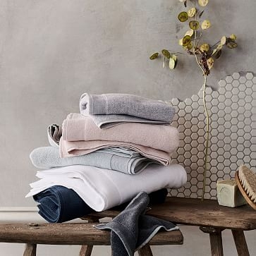 Organic Luxury Fibrosoft Towel, Washcloth, Pink Blush - Image 2